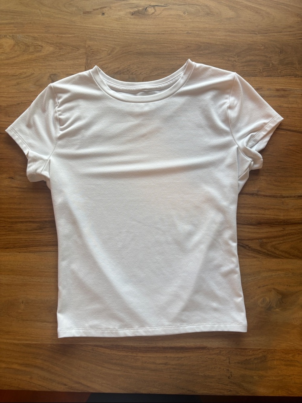 Hollister White Short Sleeve Crew Tee